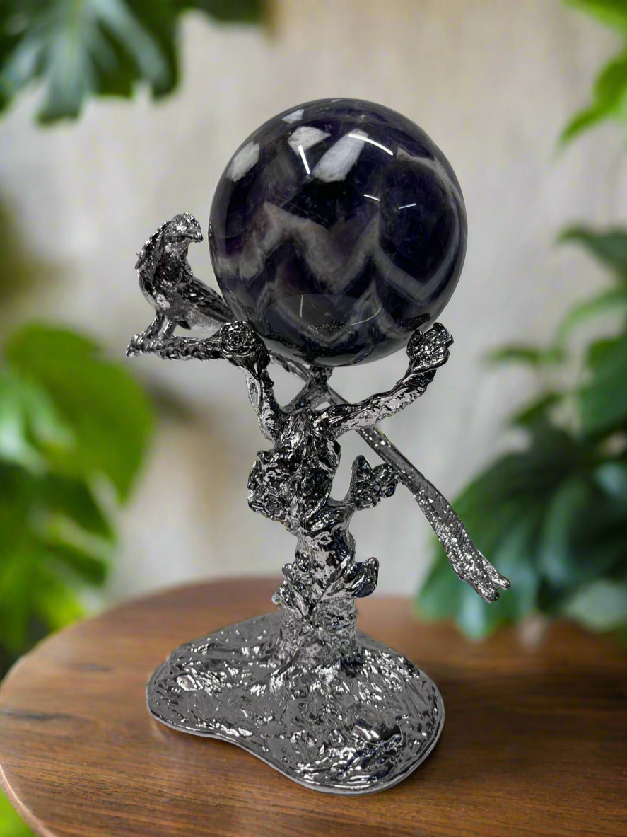 Scissor Tail Metal Sphere Stand