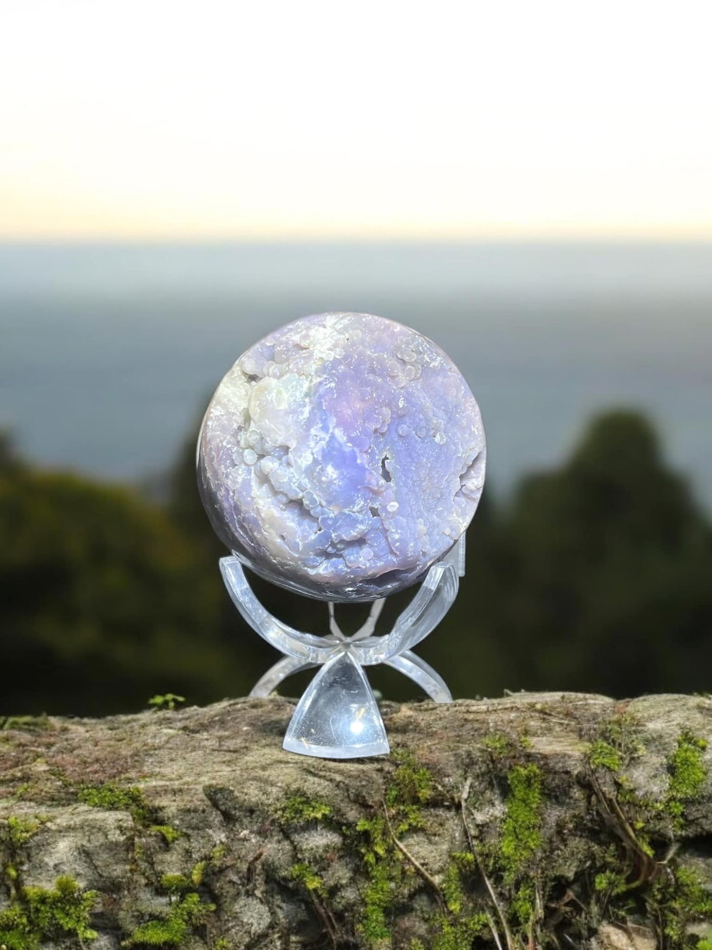 Grape Agate Sphere