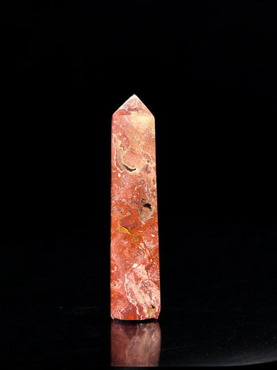 Indonesian Agate Tower with Druzy