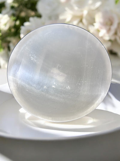 Satin Spar Selenite Bowl