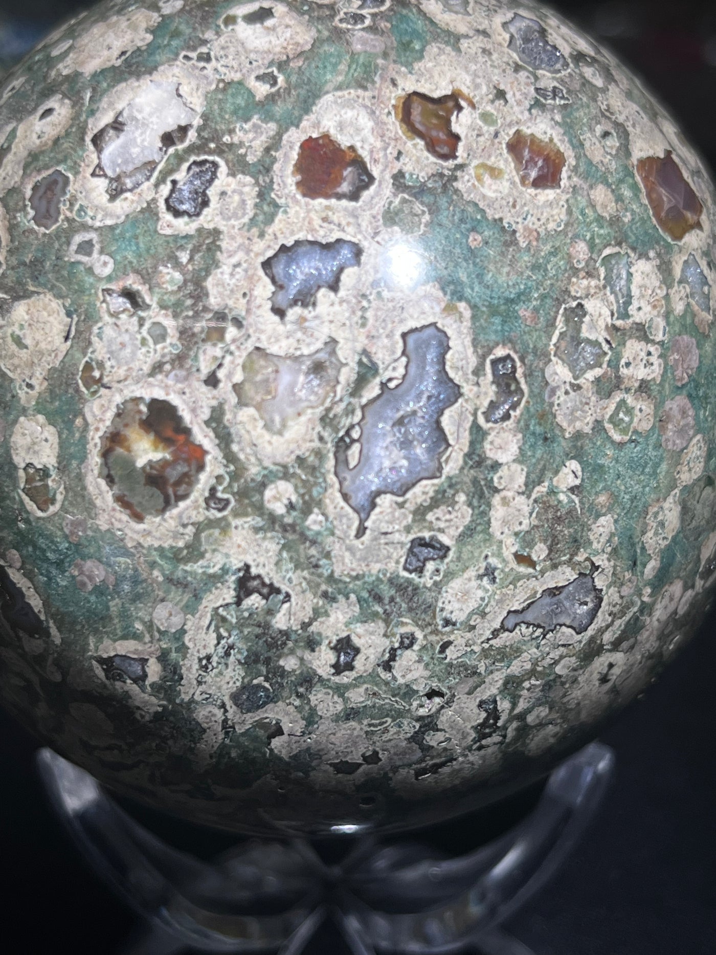 Rainforest Jasper Sphere