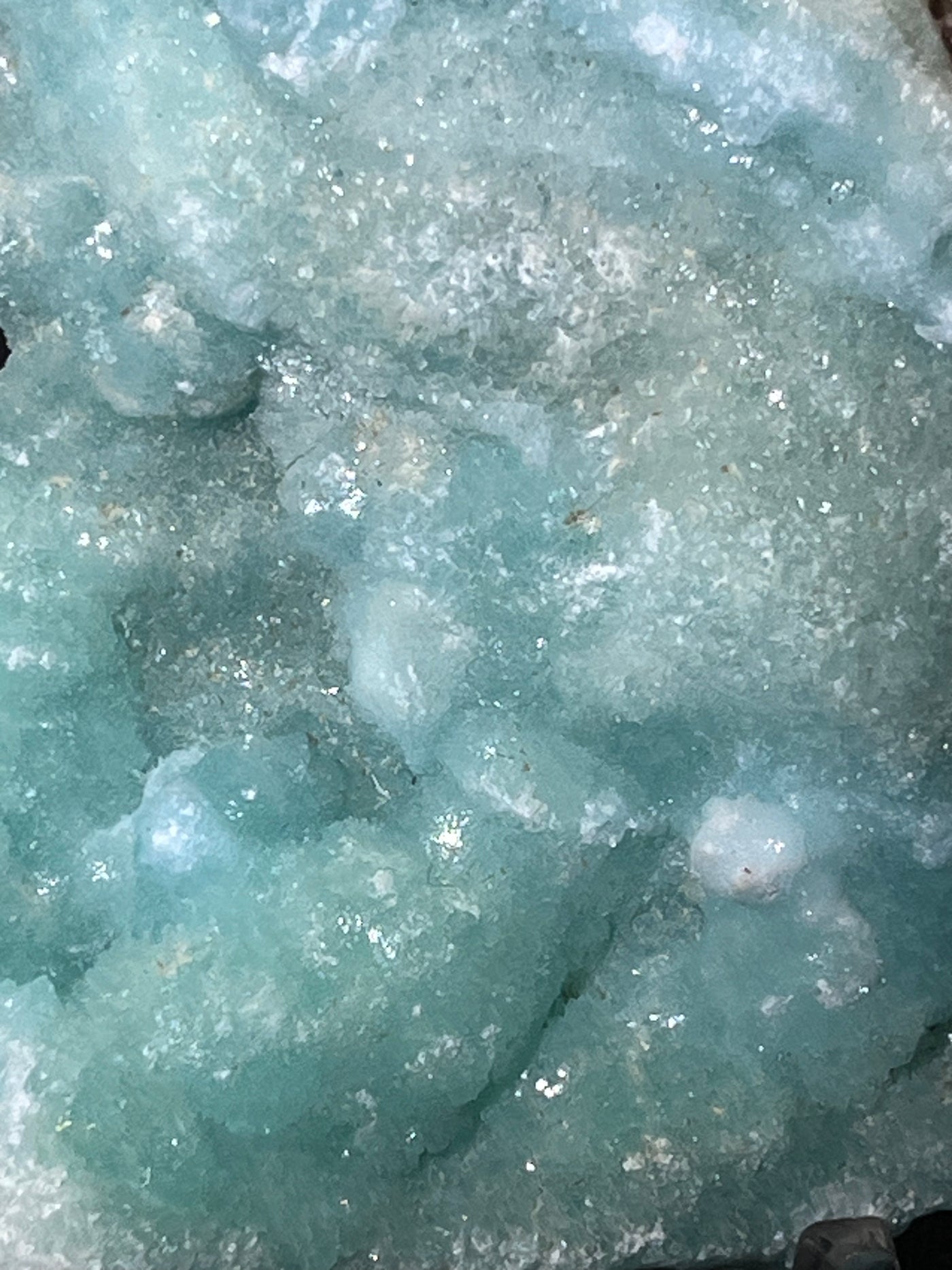 Blue Aragonite Specimen