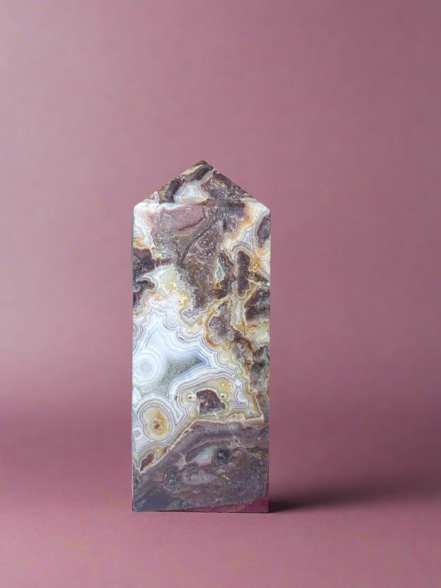 Mexican Crazy Lace Agate Points