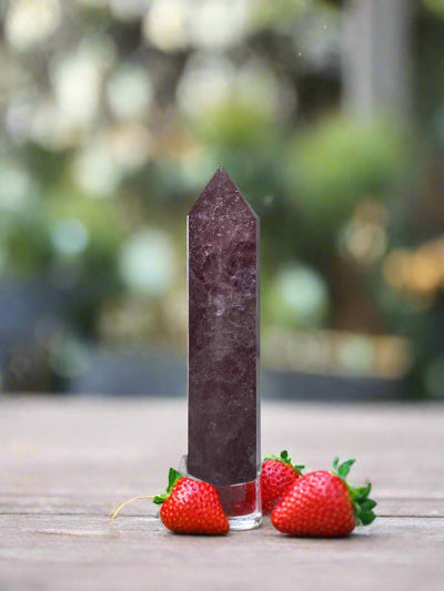 Strawberry Quartz Points