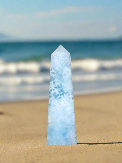 Aqua Blue Calcite Points