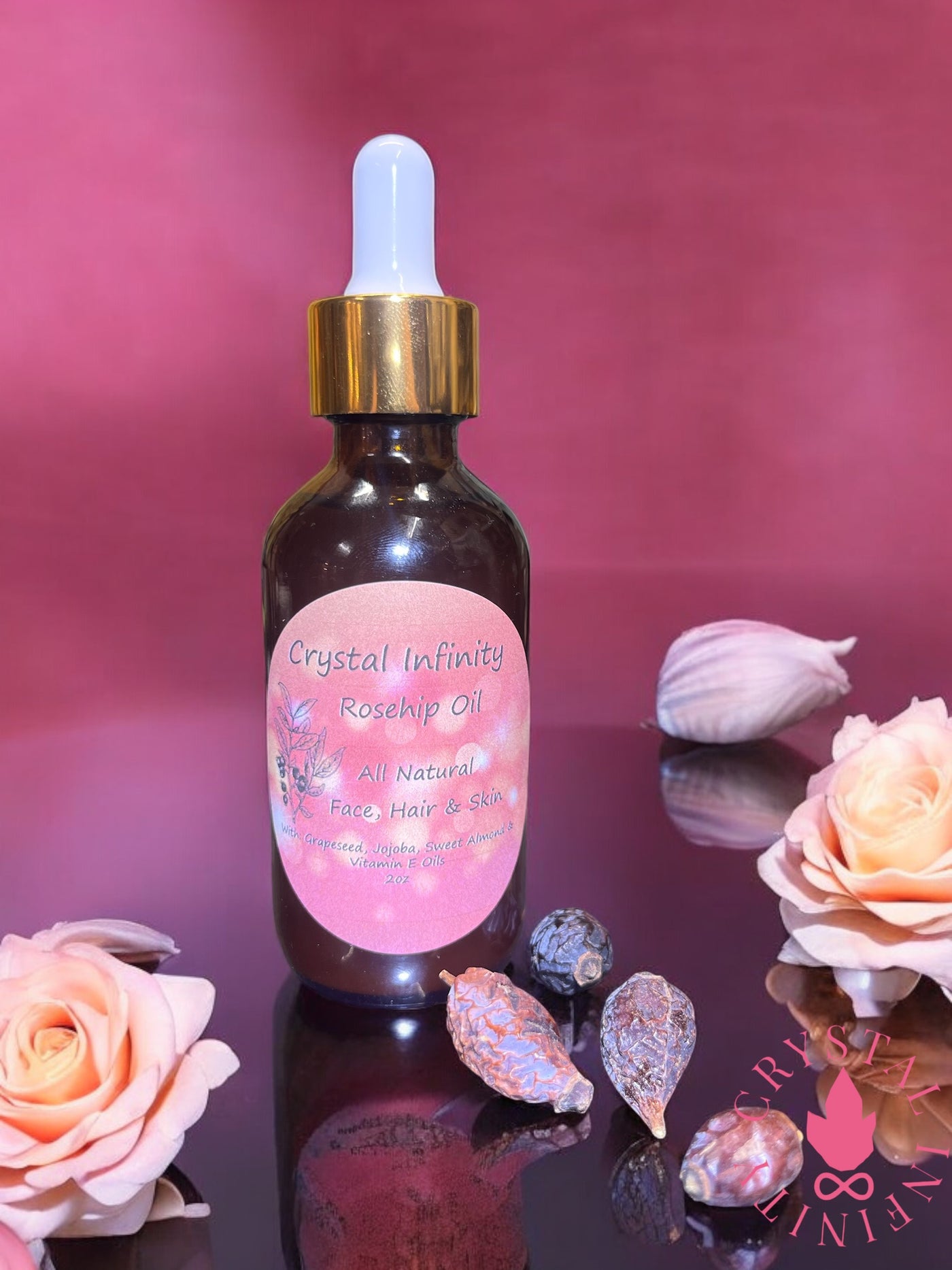 Rosehip Oil by Crystal Infinity