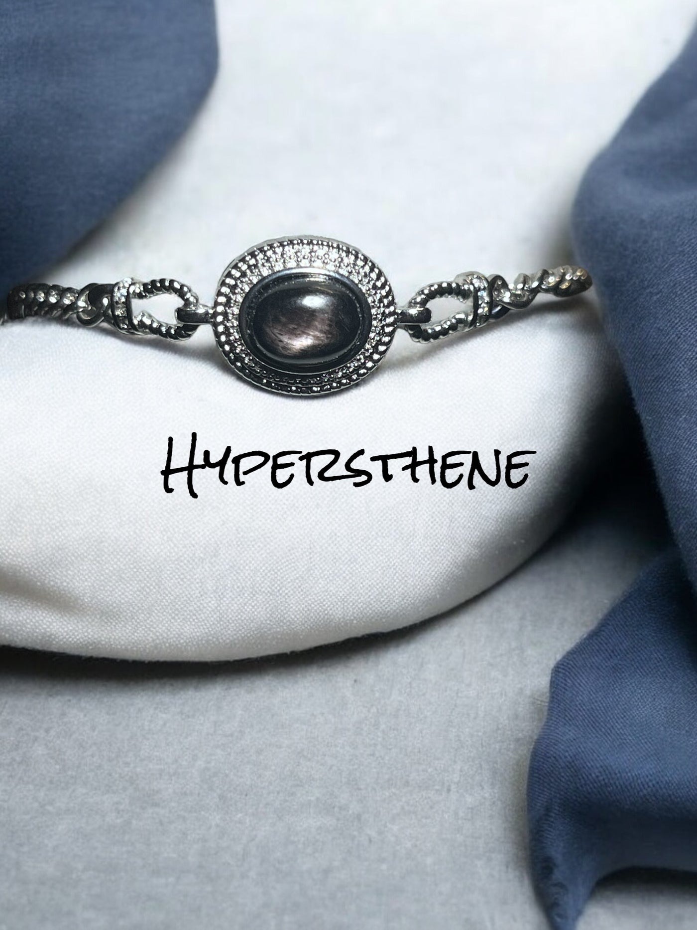 Hypersthene Chain Bracelet