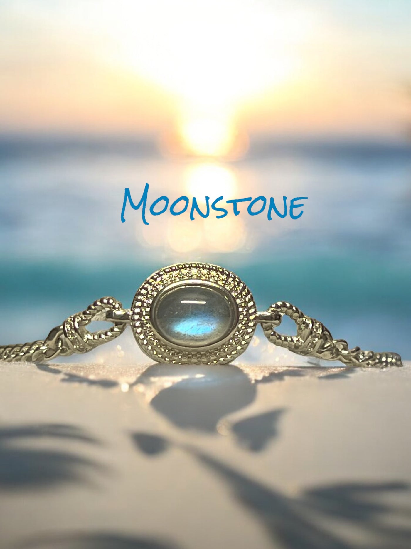 Moonstone Chain Bracelet