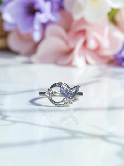 Tanzanite Butterfly Gemstone Ring