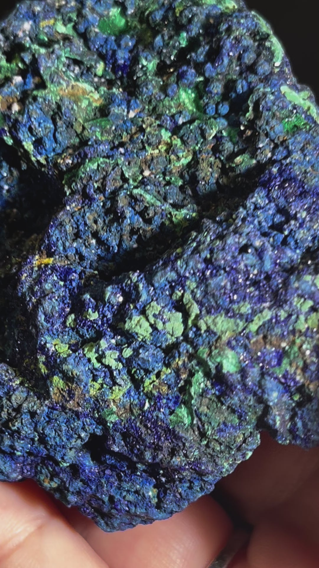 Azurite and Malachite Specimen