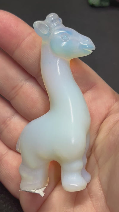 Opalite Giraffe Limited Edition Carving