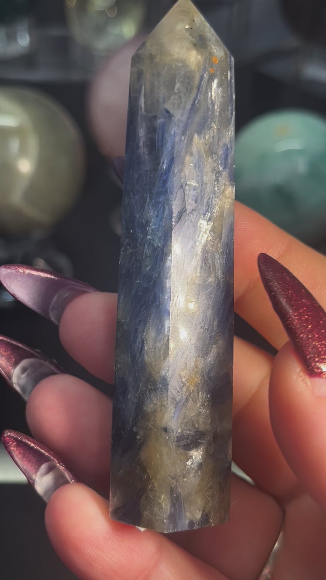 Blue Kyanite Point