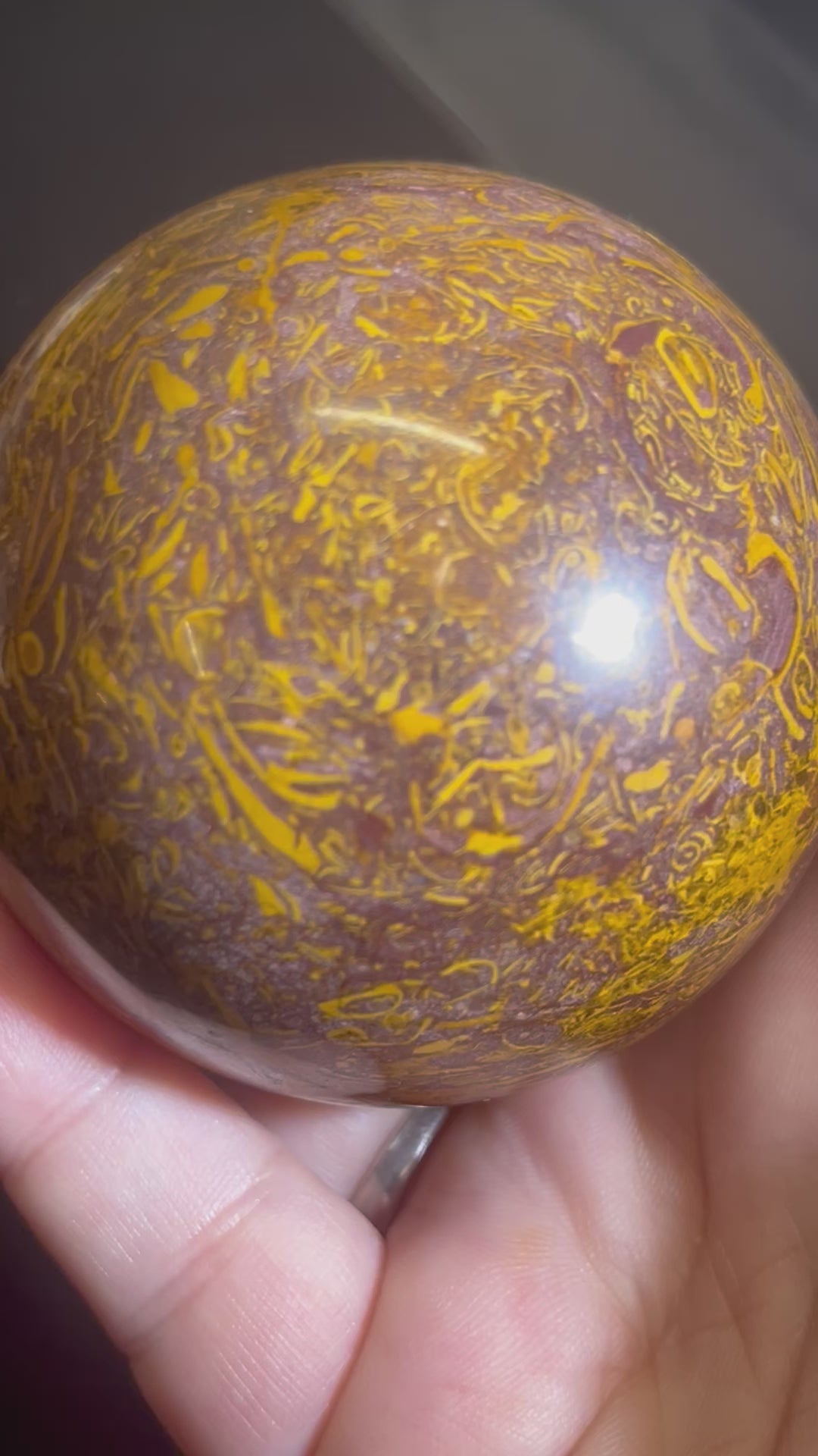 Calligraphy Jasper Sphere