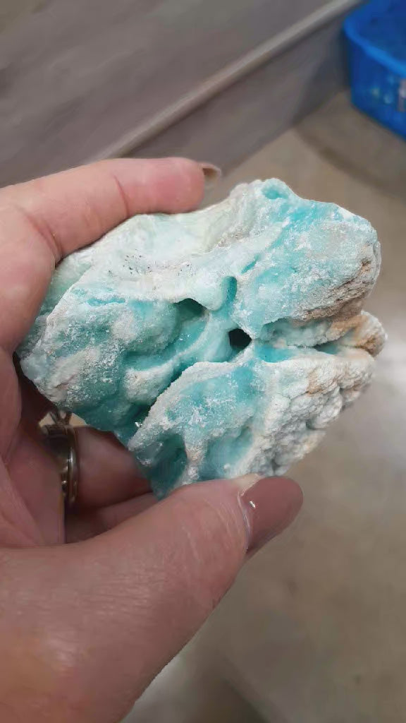 Blue Aragonite Specimen