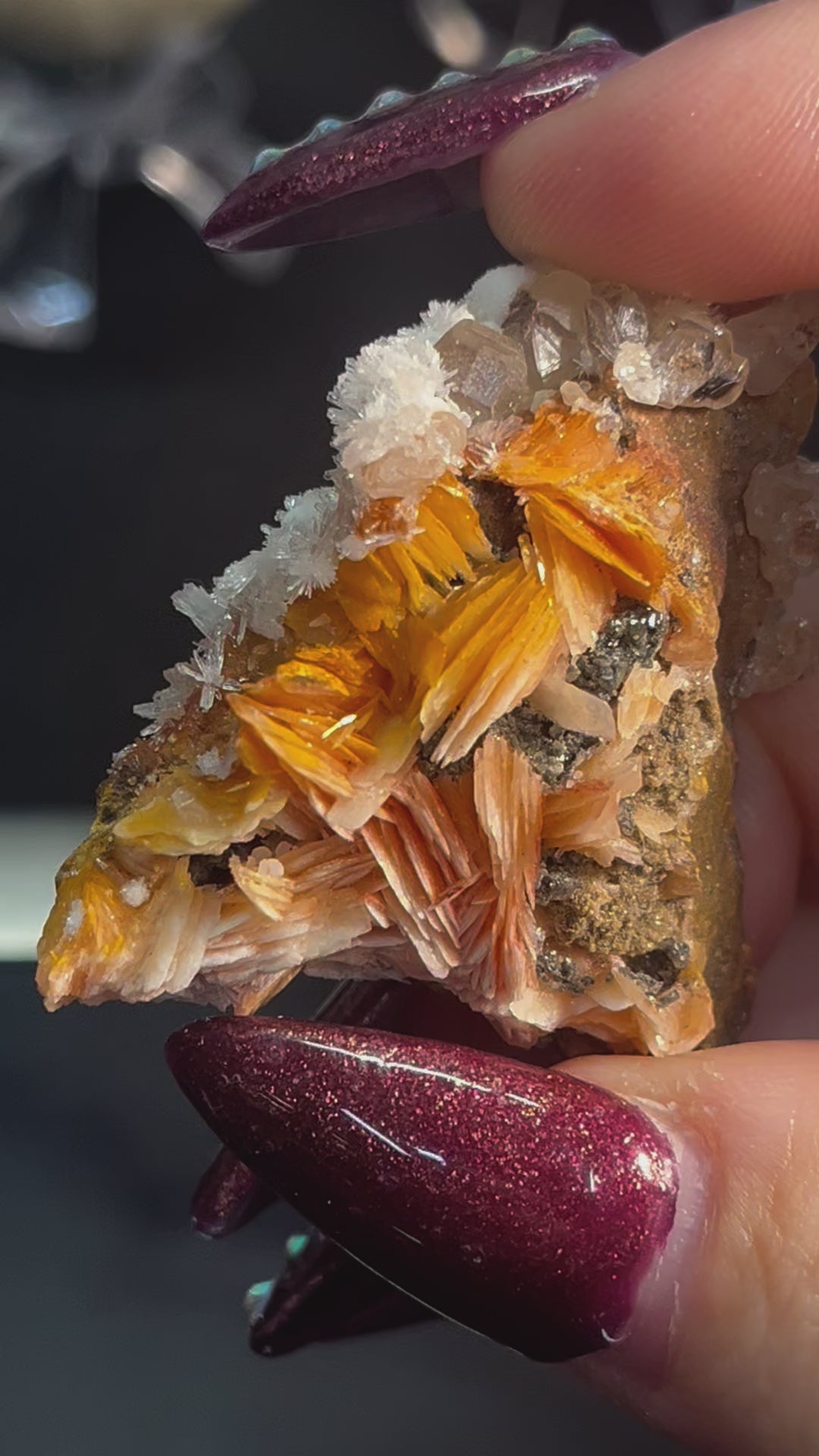 Barite with Galena and Cerussite Specimen