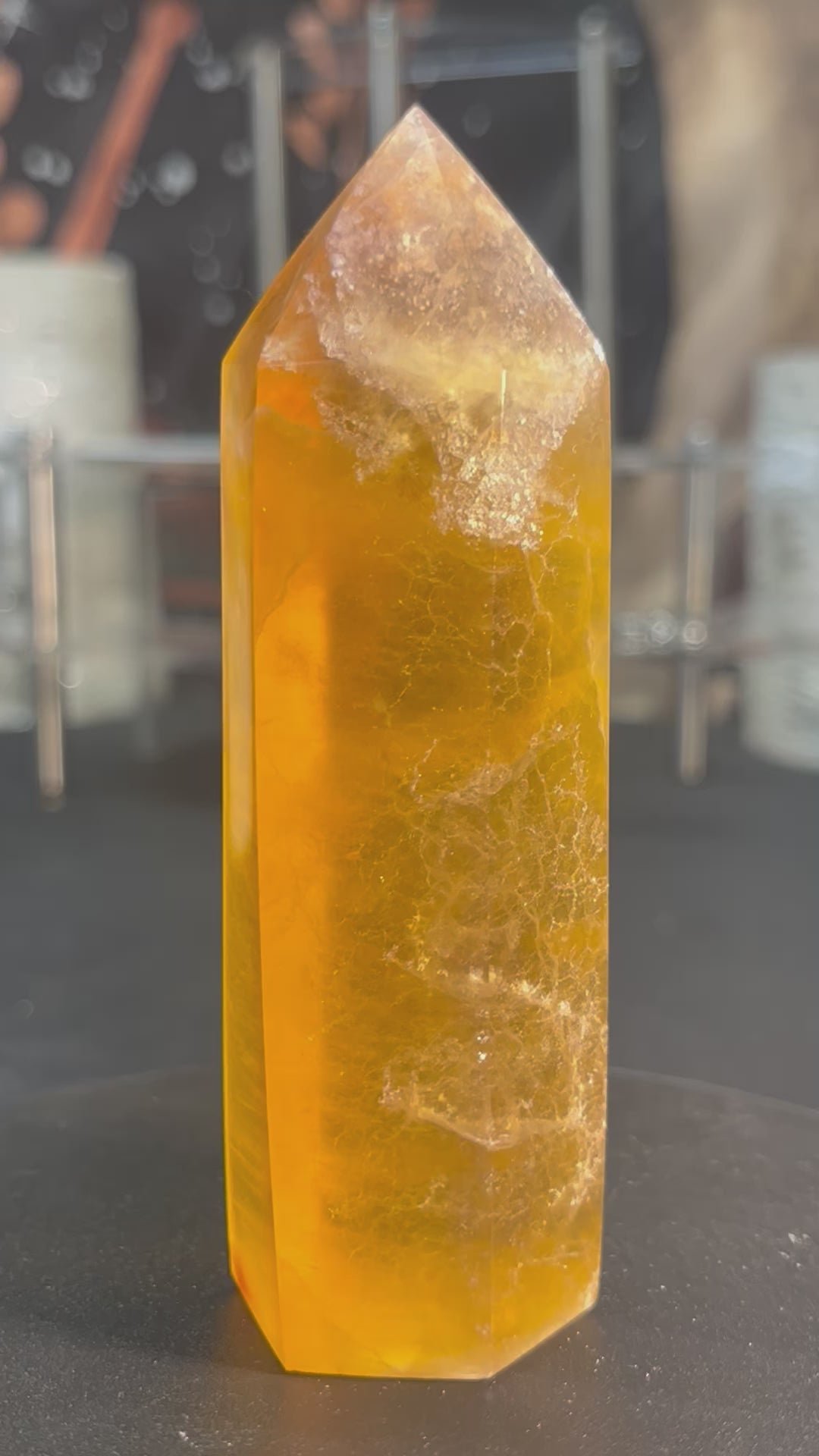 Yellow Fluorite Tower