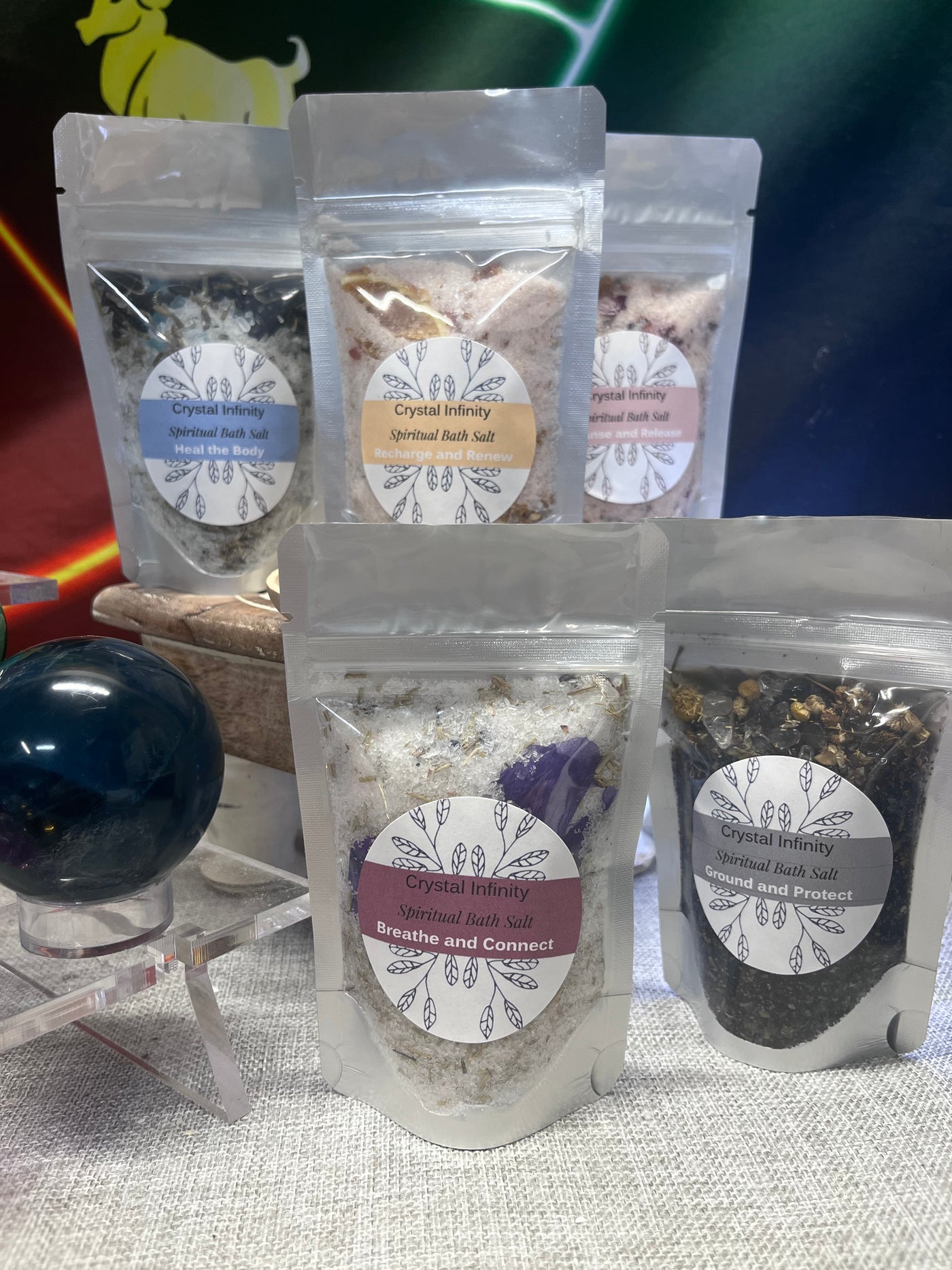 Crystal Infused Spiritual Bath Salt