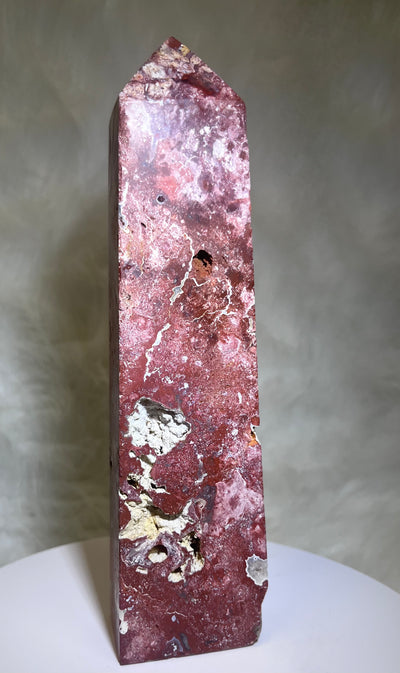 Indonesian Agate Tower with Druzy