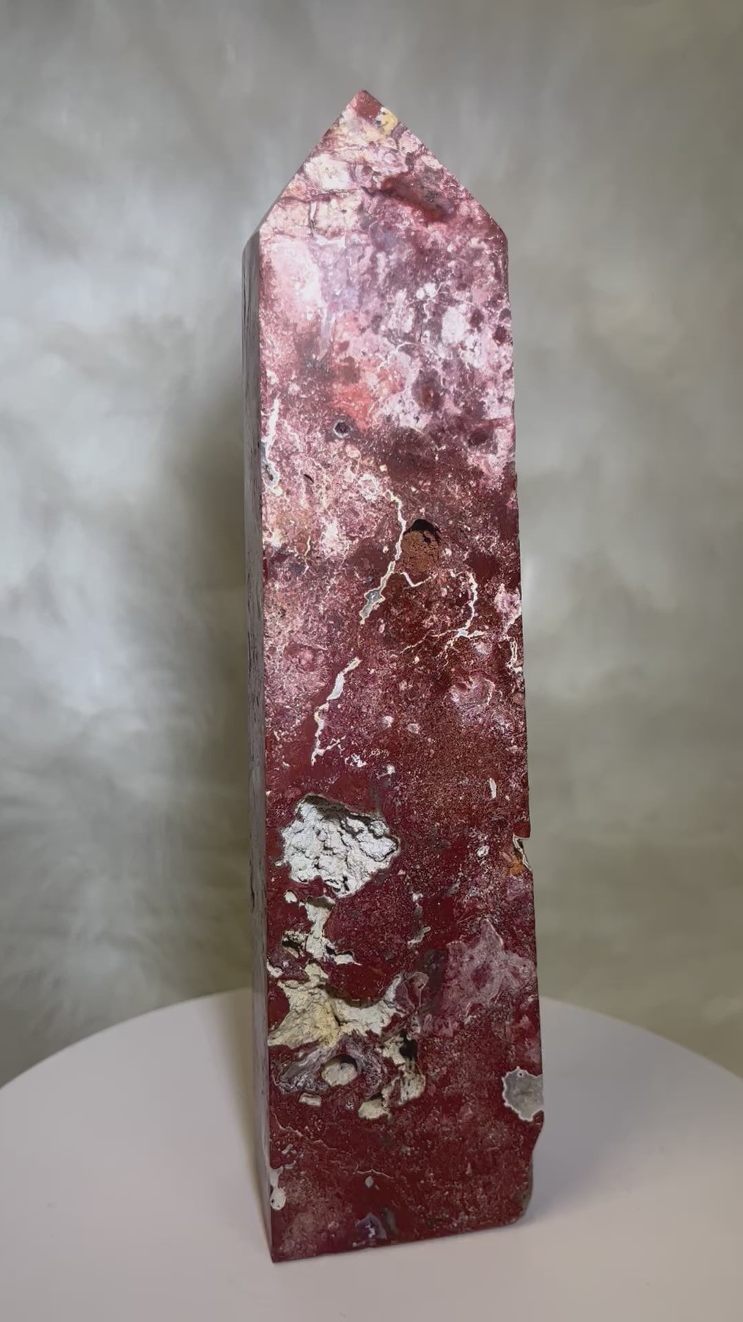 Indonesian Agate Tower with Druzy