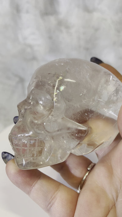 Clear Quartz Skull