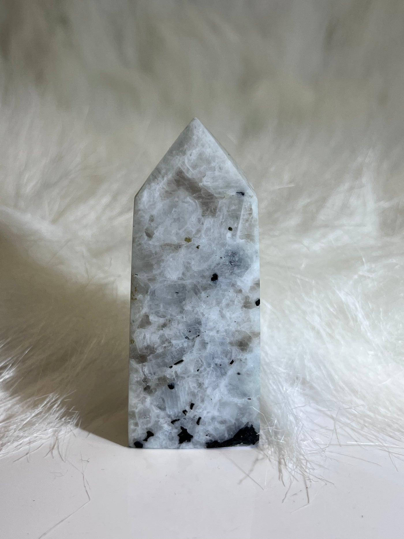 Rainbow Moonstone Points