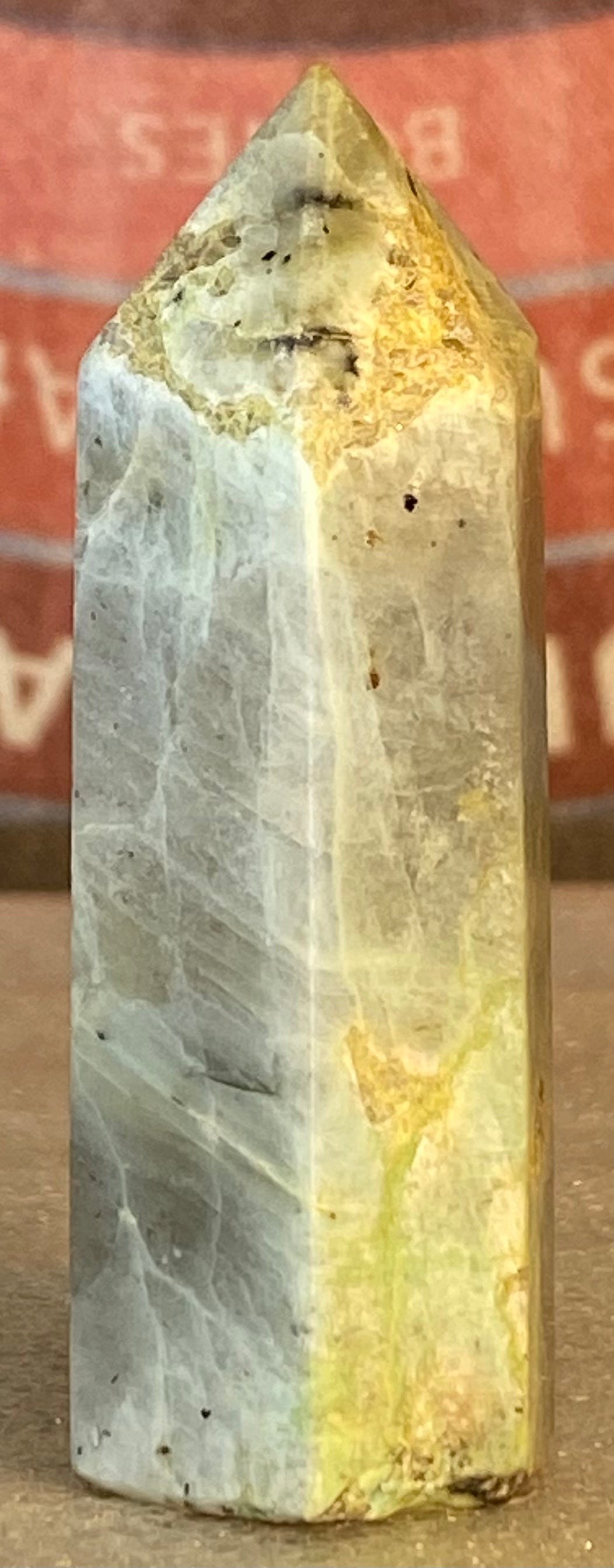 Green Moonstone Points