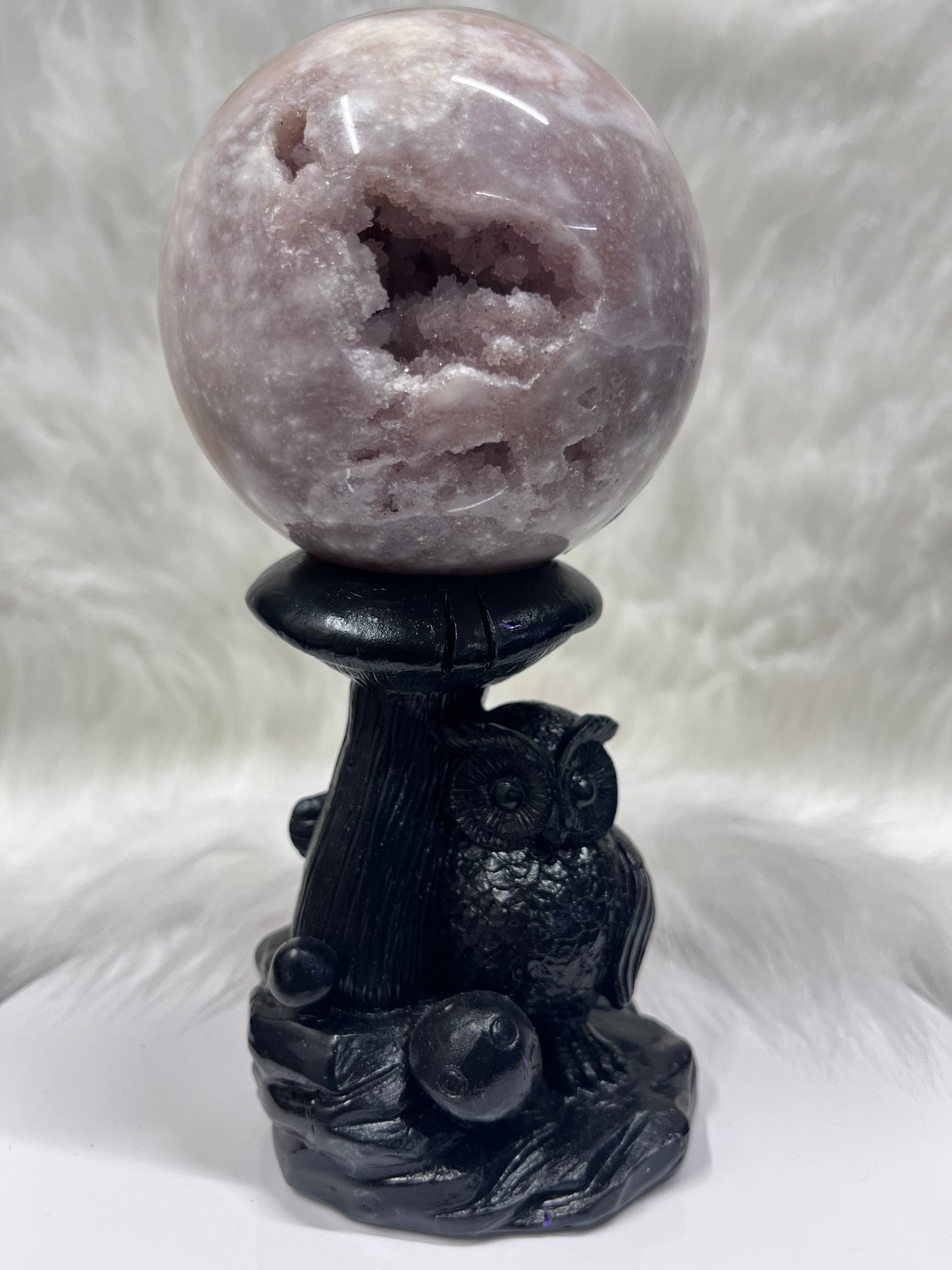 Owl Sphere Stand