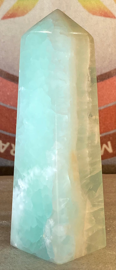 Aqua Blue Calcite Towers