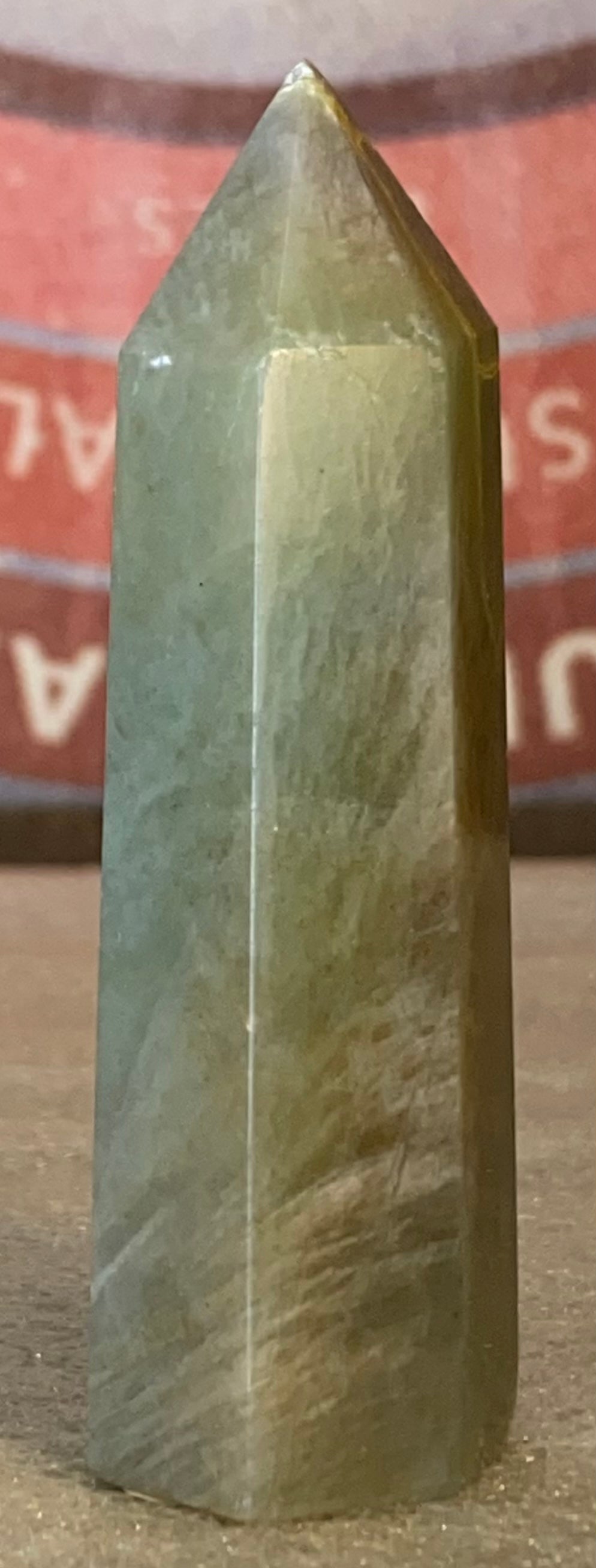 Green Moonstone Points