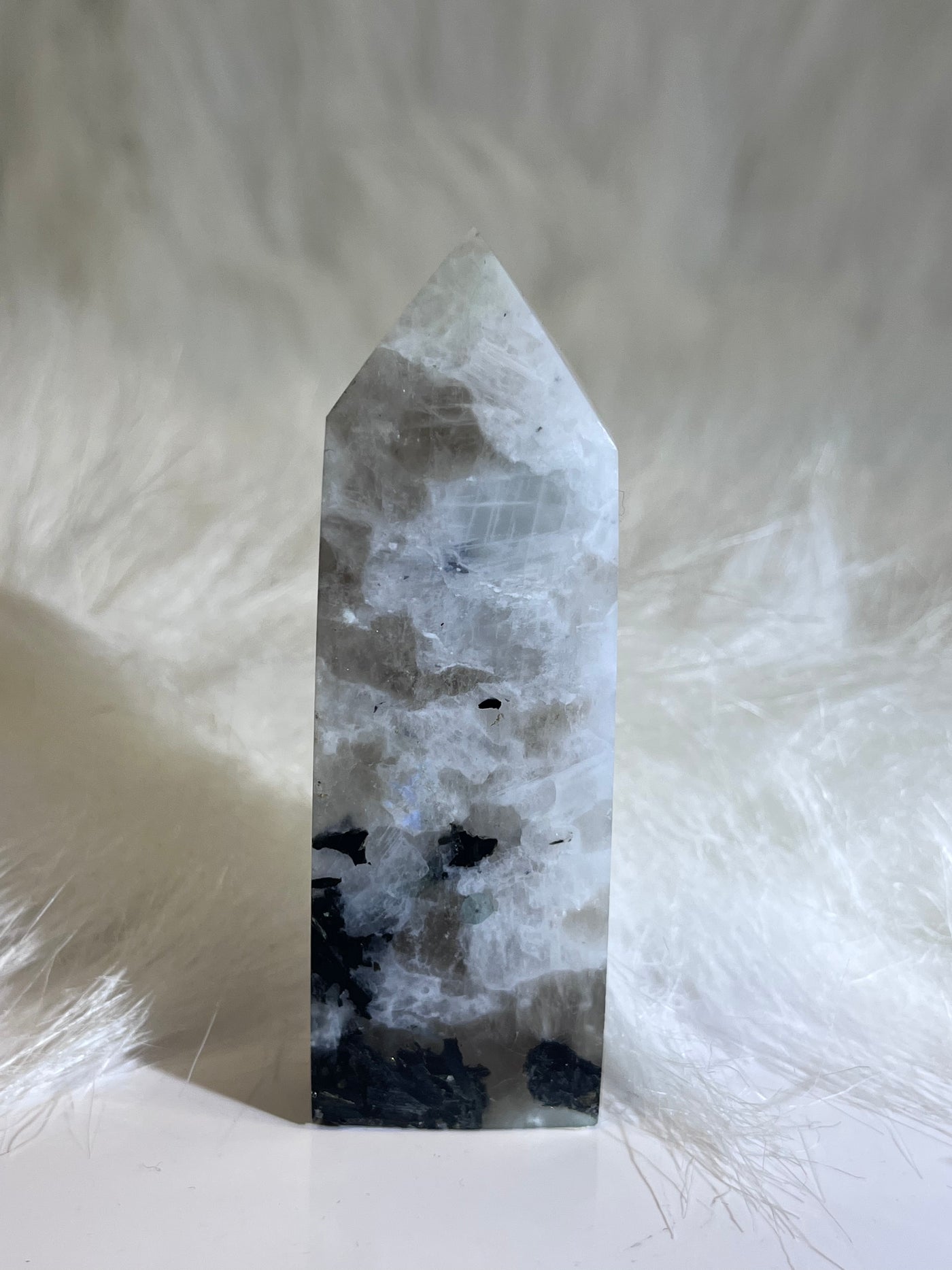 Rainbow Moonstone Points