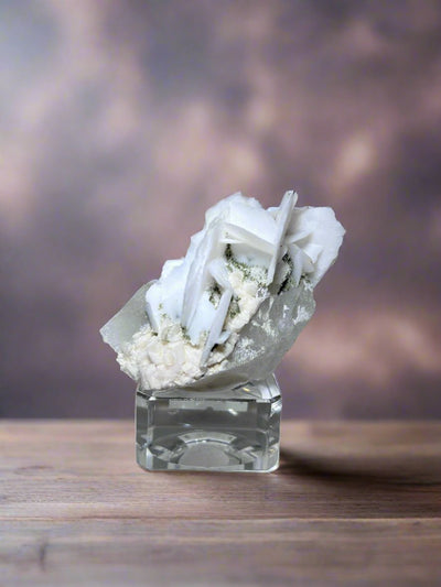 Flower Mica Quartz Tungsten Specimen