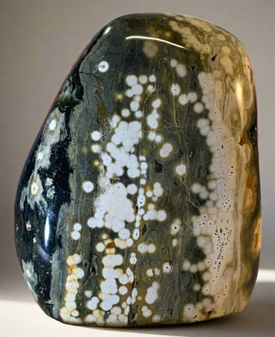 Orbicular Ocean Jasper Freeform