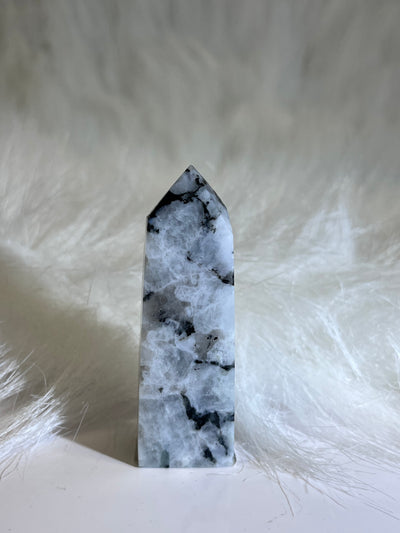 Rainbow Moonstone Points