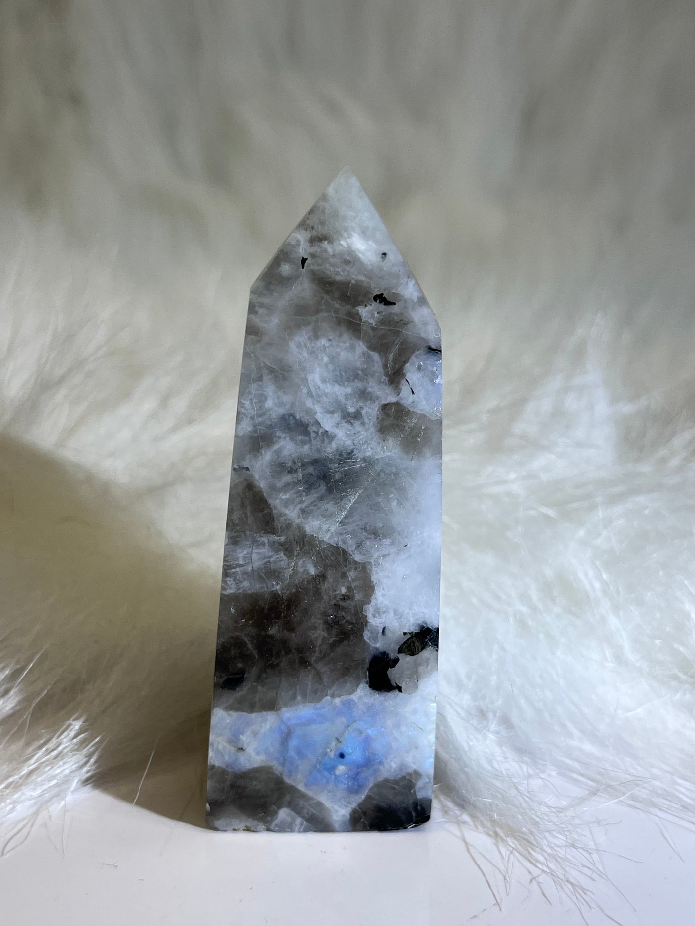 Rainbow Moonstone Points