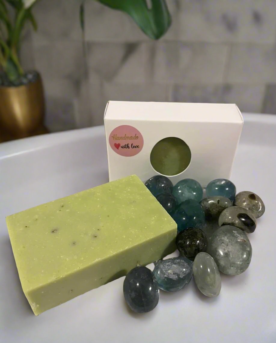 Jasmine Lime Homemade Soap Scrub Cold Press