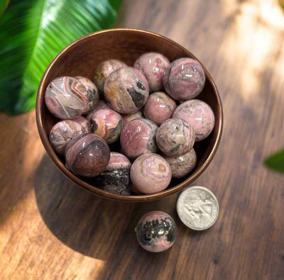 Rhodochrosite Mini Spheres