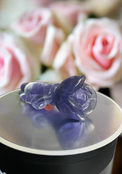 Fluorite Rose Limited Edition Carving