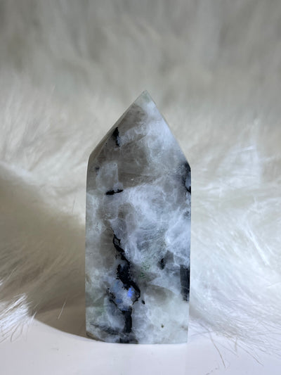 Rainbow Moonstone Points