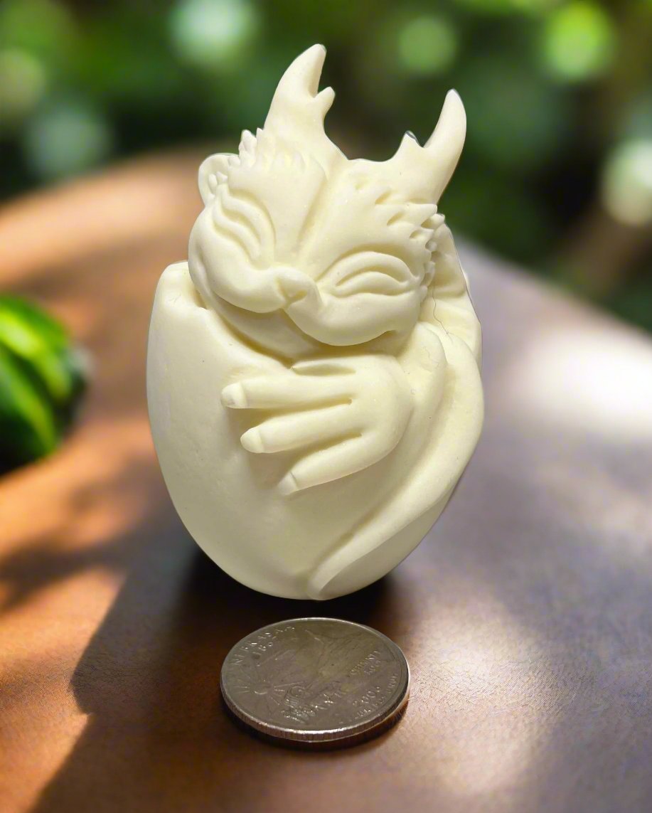 Baby Dragon Egg Tagua Nut (Ivory Nut)