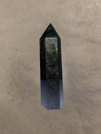 Golden Sheen Obsidian Points