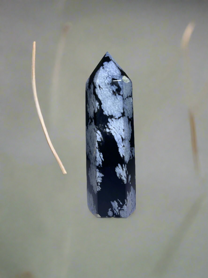 Snowflake Obsidian Points