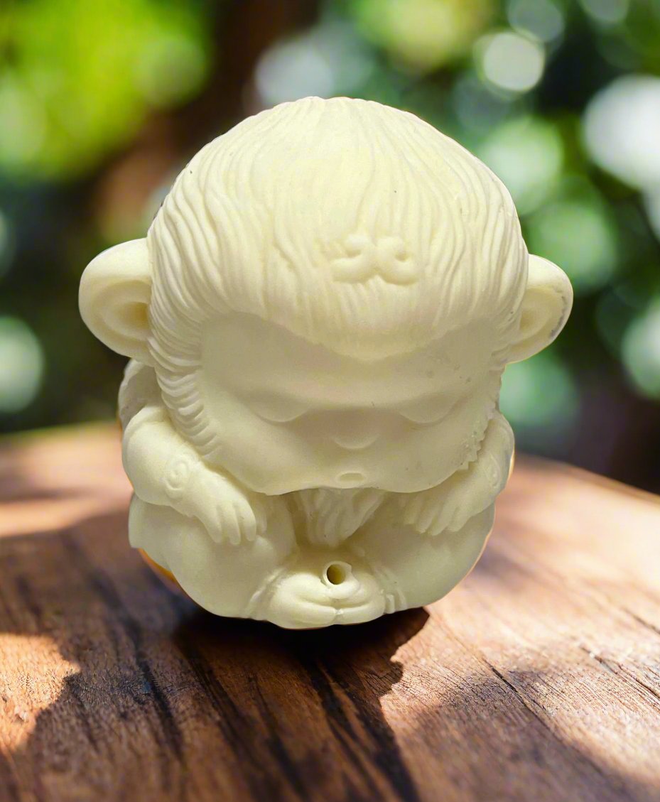 Sleeping Monkey Tagua Nut (Ivory Nut)