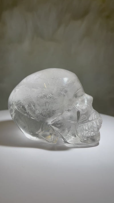 Clear Quartz Skull